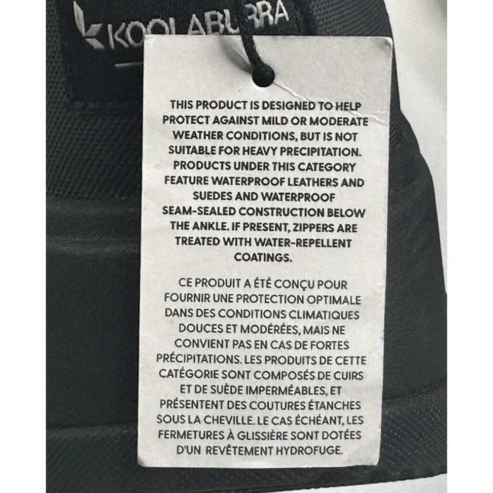 Koolaburra by UGG Deza Lace-Up Utility Boots Womens Size 6 Black Suede New $120